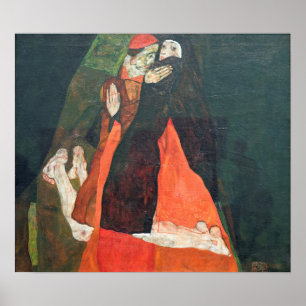 Affiche Schiele - Le Cardinal Et La Religieuse
