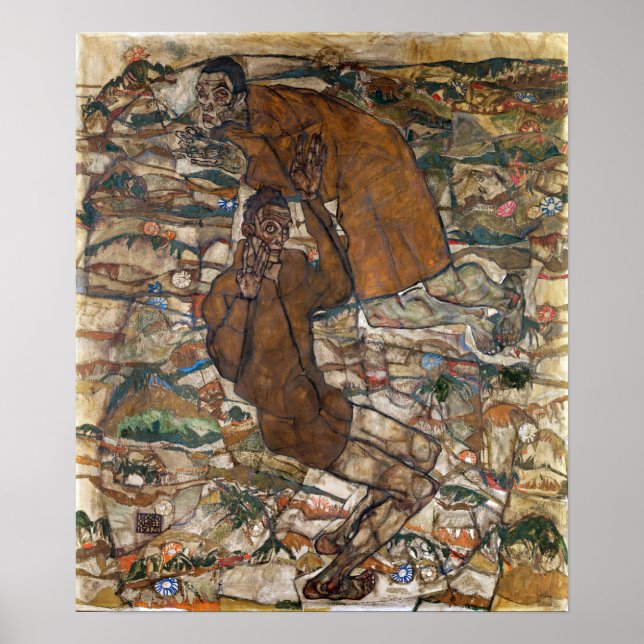 Affiche Schiele - Lévitation (L'Aveugle) (Devant)