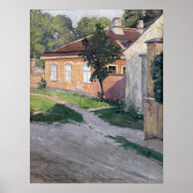 Affiche Schiele - Maison À Hutteldorf (Devant)