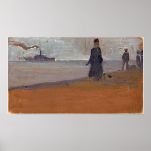 Affiche Schiele - Plage
