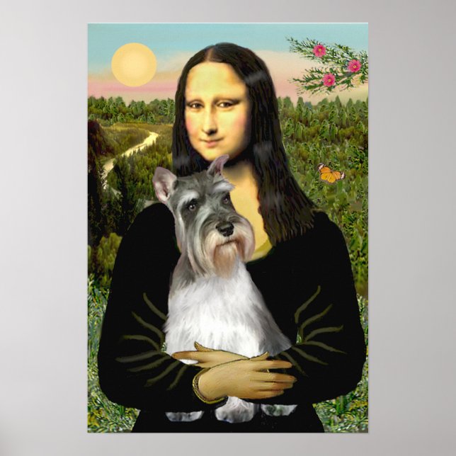 Affiche Schnauzer 11N - Mona Lisa (Devant)