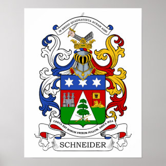 Affiche Schneider Manteau d'armoiries Custom v2