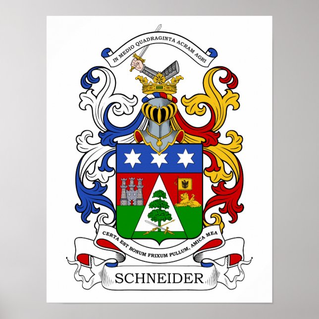 Affiche Schneider Manteau d'armoiries Custom v2 (Devant)