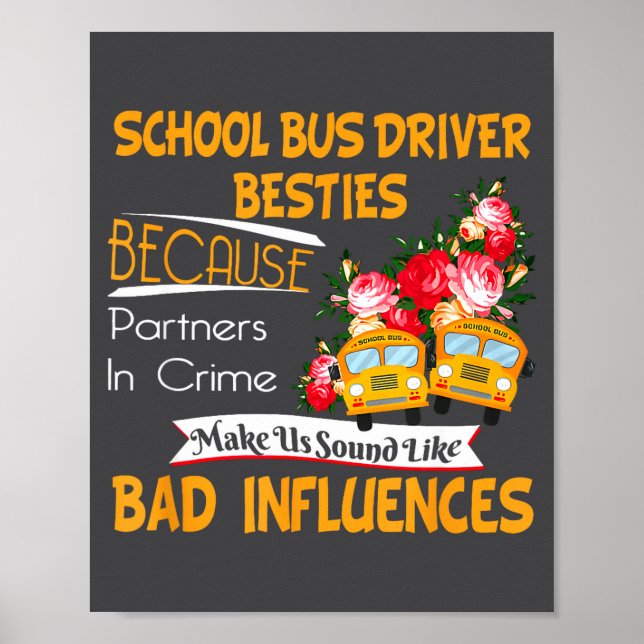 Affiche School Bus Driver Ies  (Devant)