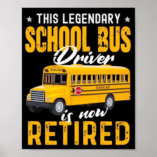 Affiche School driver retirement (Devant)