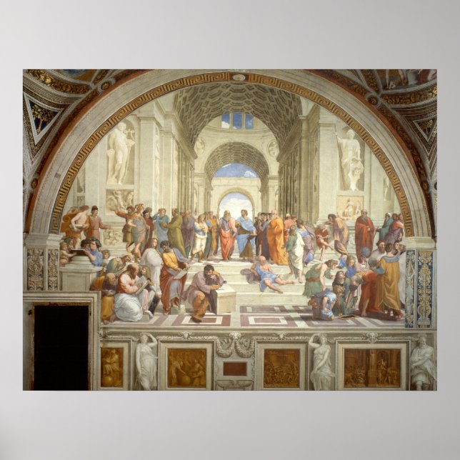Affiche School of Athens (Devant)