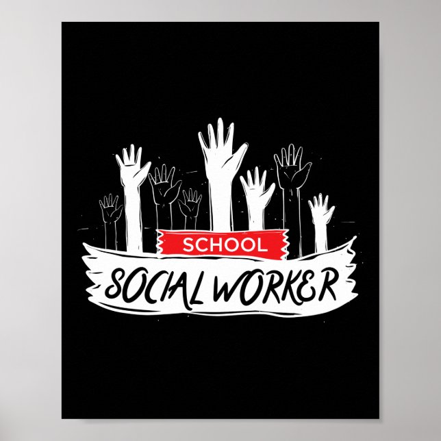 Affiche School Social Worker Hands (Devant)