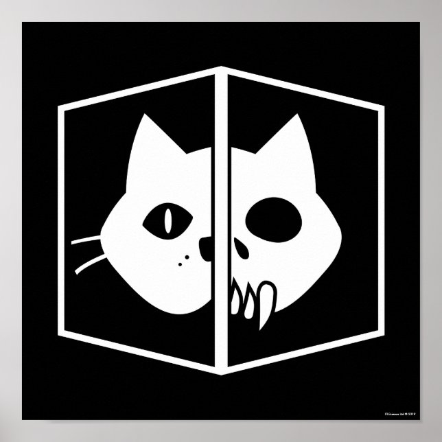Affiche Schrödinger Cat Graphic (Devant)