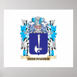 Affiche Schumacher Coat of Arms - Family Crest