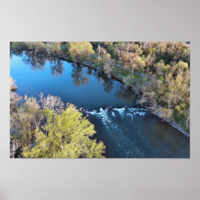 Affiche Schuylkill River Dam Oaks PA (Devant)