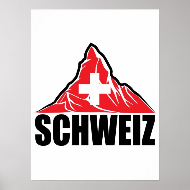 Affiche Schweiz Matterhorn Switzerland (Devant)