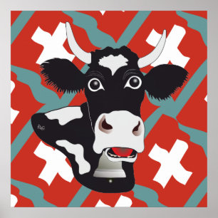 Affiche Schweiz, Suisse, Svizzera, Svizra, Switzerland