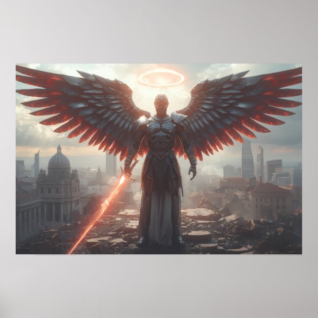 Affiche Sci Fi Fantasy Art: Colossus of the Last Horizon (Devant)