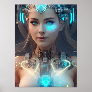 Affiche SCI-FI Lovely Cyborg