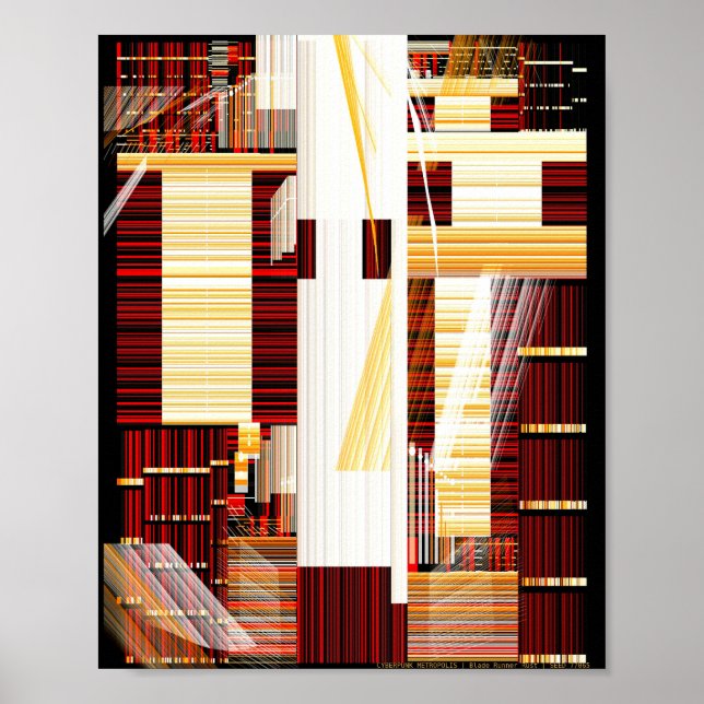Affiche Sci-fi Neo Metropolis  (Devant)