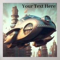 Science Fiction vintage Spectaculaire Voitures vol