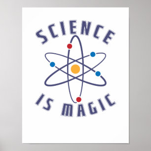 Affiche Science Is Magic Nerd