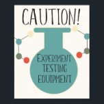 Affiche Science Party Laboratoire Chimie Foire Anniversair<br><div class="desc">Conçu par Dream Big Digital Design</div>