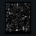 Affiche Science Physic Math Chemistry Biology Astronomy<br><div class="desc">Science Physic Math Chemistry Biology Astronomy</div>