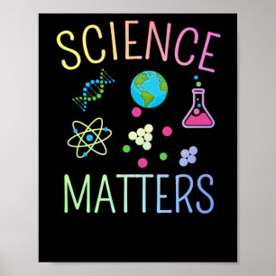 Affiche Science S - Drôle Sticker de jeu de mots