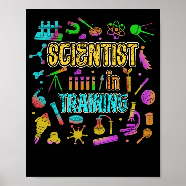 Affiche Scientifique En Formation Des Enfants Scientifique (Devant)