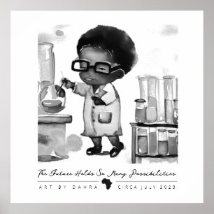 Affiche Scientifique noir