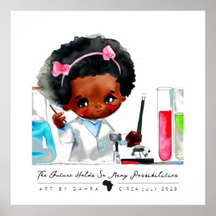 Affiche Scientifique noir