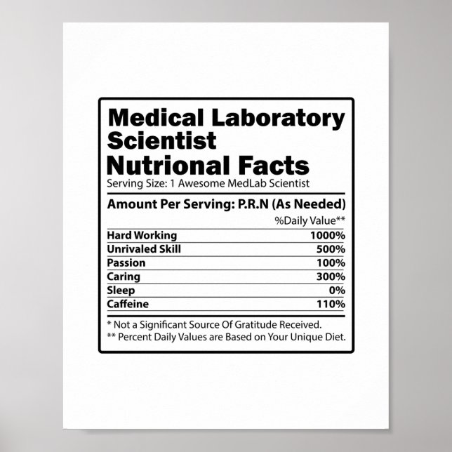 Affiche Scientifiques du laboratoire Médicale | Cadeau de  (Devant)