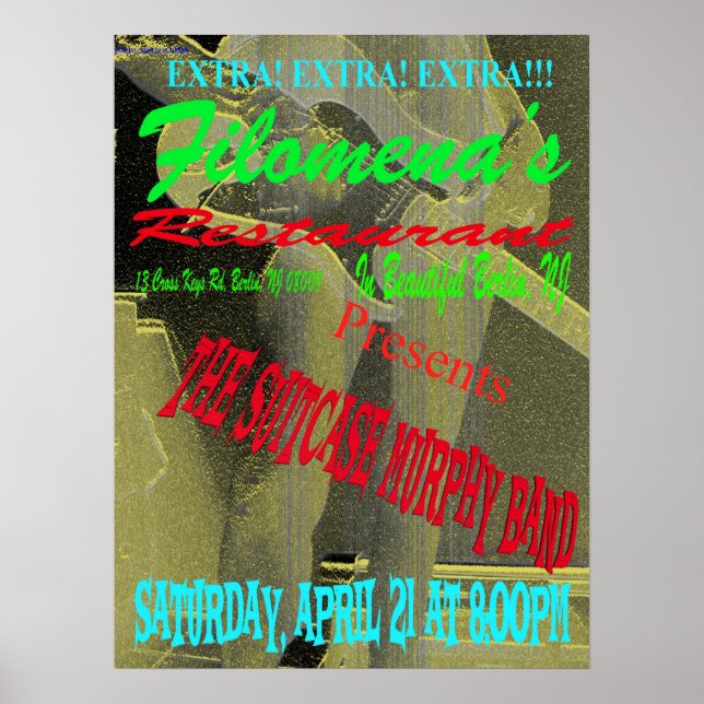 Affiche SCMB @ Filomena's (Devant)