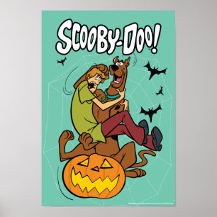 Affiche Scooby-Doo and Shaggy Halloween Fright