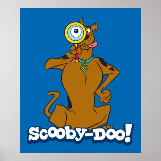 Affiche Scooby Doo Avec Verre Magnifiant (Devant)