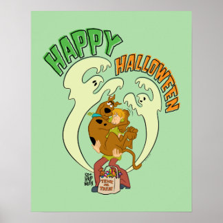 Affiche Scooby-Doo | Bonne Halloween