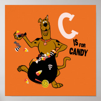 Affiche Scooby-Doo | C est pour Candy