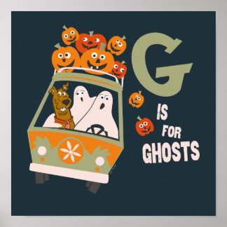 Affiche Scooby-Doo | G est pour Ghosts