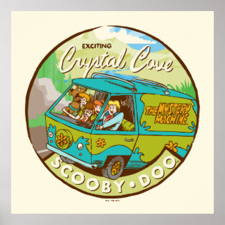 Affiche Scooby-Doo | Gang Traversant "Crystal Cove"