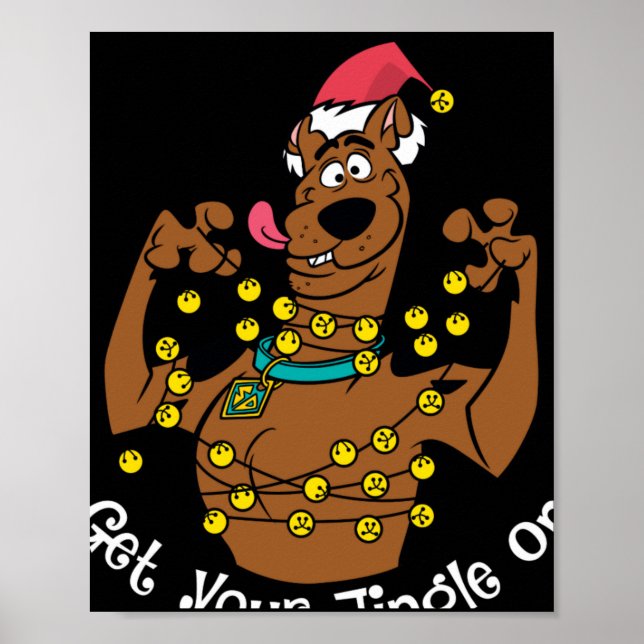 Affiche Scooby Doo Get Your Jingle On T Shirt  (Devant)
