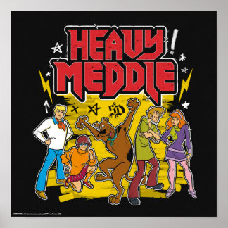 Affiche Scooby-Doo | Graphique "Lourde Médaille"