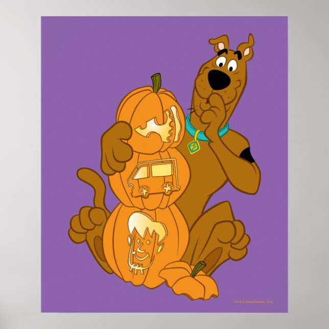 Affiche Scooby-Doo | Halloween Jack-O-Lantern (Devant)