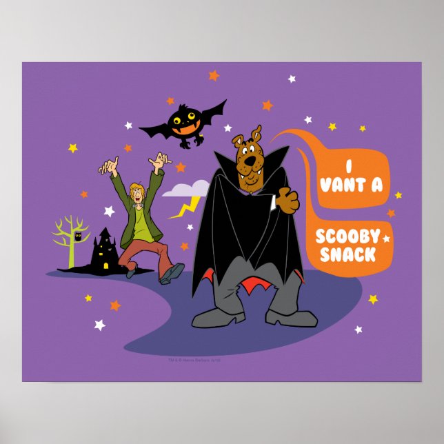 Affiche Scooby-Doo | Je veux un collant Scooby (Devant)