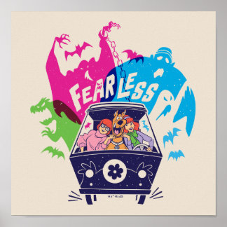 Affiche Scooby-Doo | La Machine Mystérieuse Sans Peur