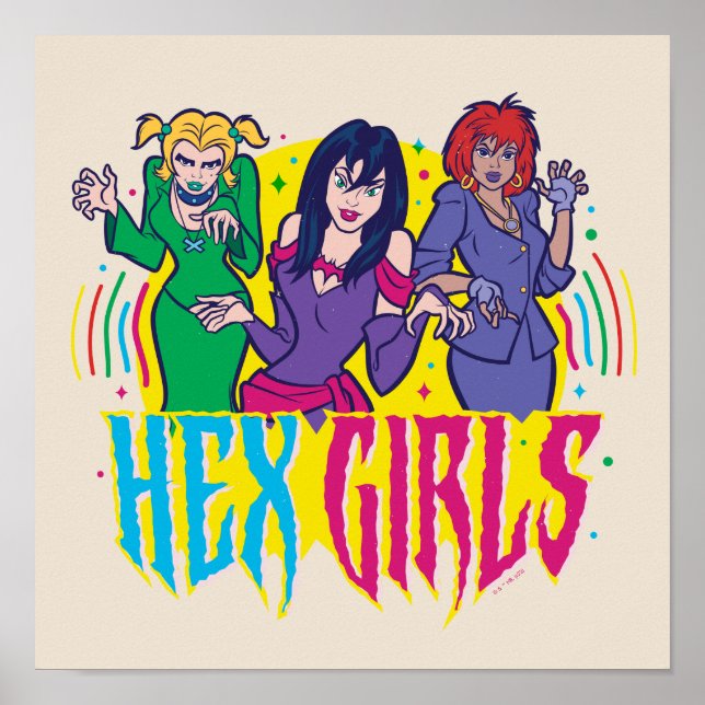 Affiche Scooby-Doo | Les Filles Hex (Devant)
