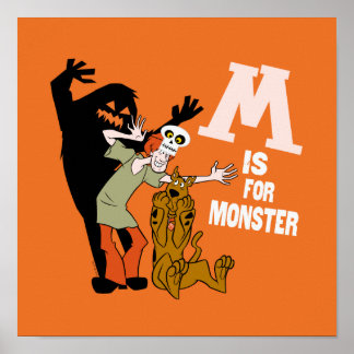 Affiche Scooby-Doo | M est pour Monster