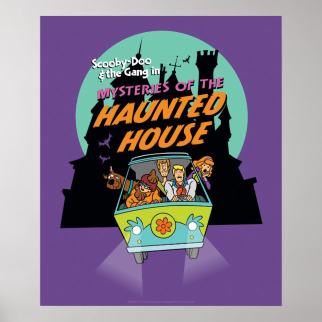 Affiche Scooby-Doo "Mysteries Of The Haunted House" (Devant)