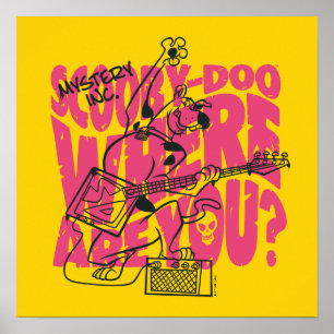 Affiche Scooby Doo Où Es-Tu Punk Guitar Riff