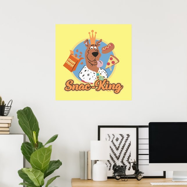 Affiche Scooby-Doo Snac-King (Bureau à domicile)