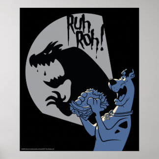 Affiche Scooby-Doo Snack de minuit "Ruh Roh !"