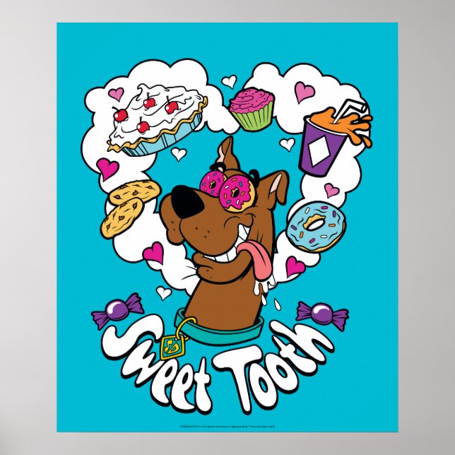Affiche Scooby-Doo "Sweet Tooth" (Devant)