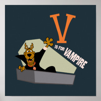 Affiche Scooby-Doo | V est pour Vampire