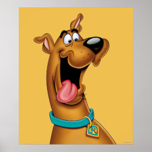 Affiche Scooby Doo Visage Excité