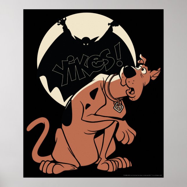 Affiche Scooby-Doo "Yikes!" Vampire Shadow (Devant)